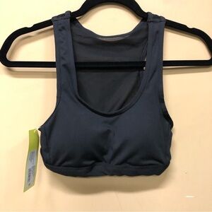 All In Motion Simplicity Mesh Back Black Sports Bra Size XS NWT
